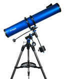 Meade Instruments 216004 Polaris 114Eq Reflektor-Teleskop, Metallic Blau