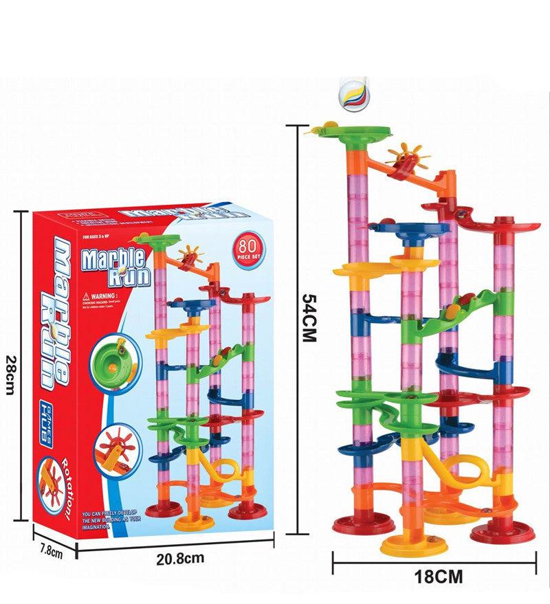 Rebolet | Baustein Murmelbahn Säulen Spielset