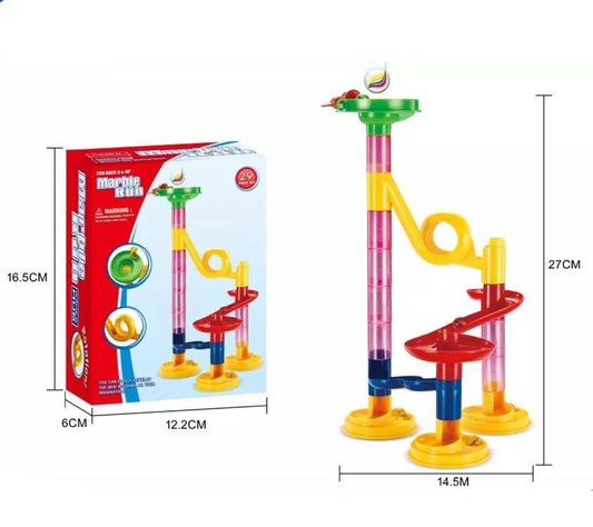 Rebolet | Baustein Murmelbahn Säulen Spielset