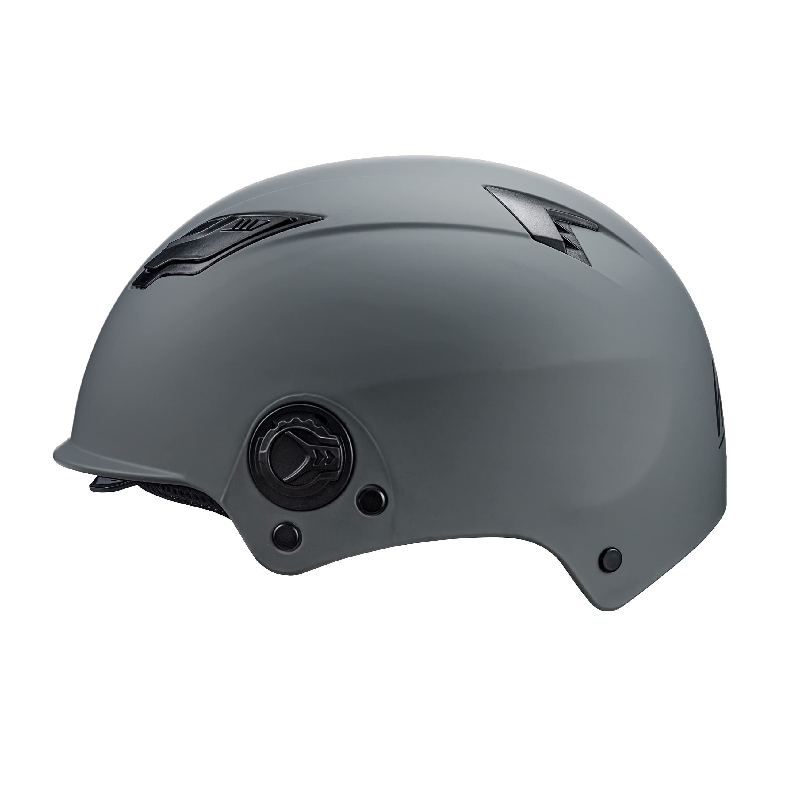 WESTT Escape Skaterhelm I Skateboard-Helm mit Sonnenvisier I Leichter Skatehelm I Fahrrad-Helm I BMX-Helm I Inliner-Helm I Skaterhelm Herren & Damen mit verstellbaren Kinnriemen I Größe S-M I Grau