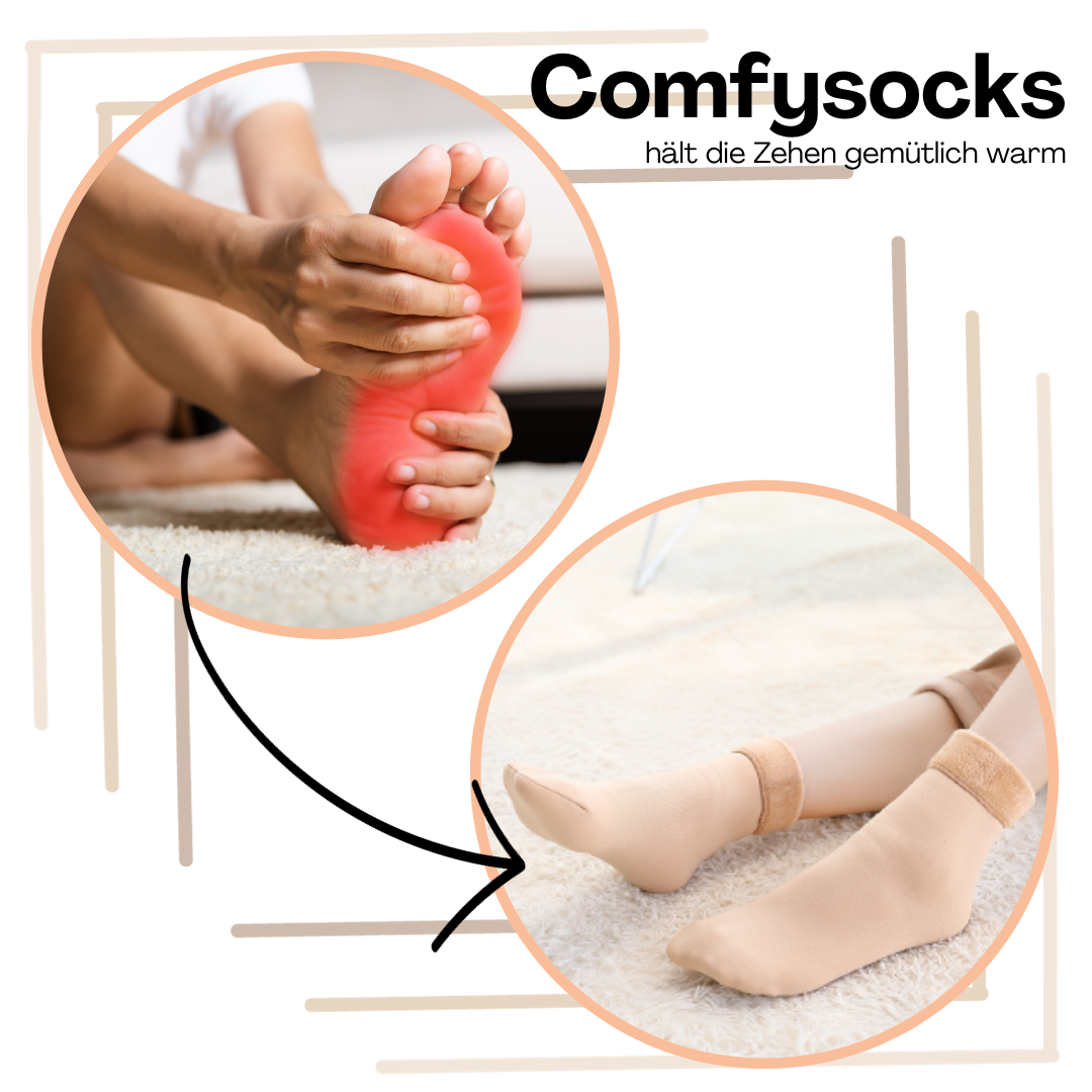 Rebolet | 1+1 GratisAktion - Comfysocks Thermosocken - Unisex Einheitsgröße - für warme Fußmomente
