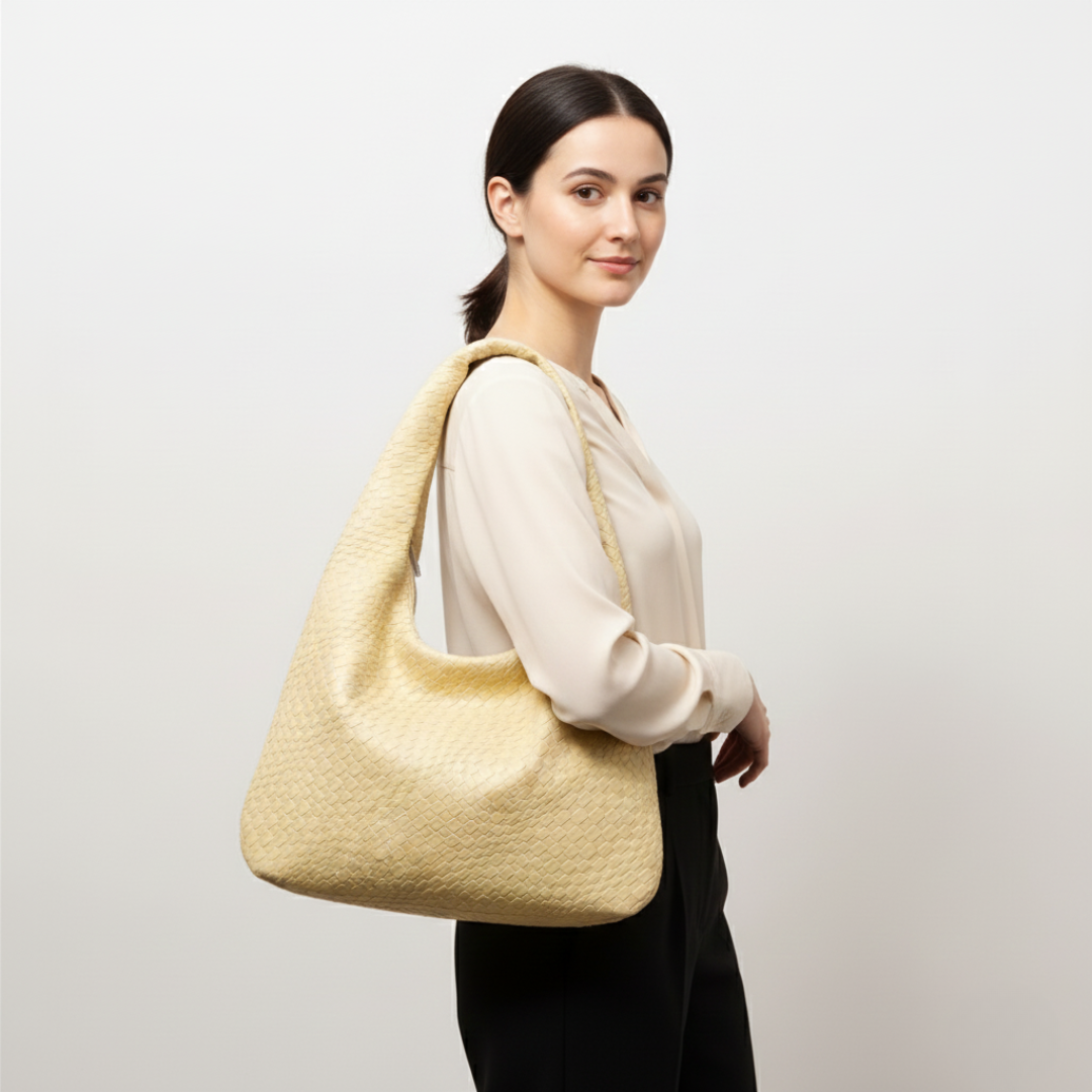 Große Halbmond-Schultertasche