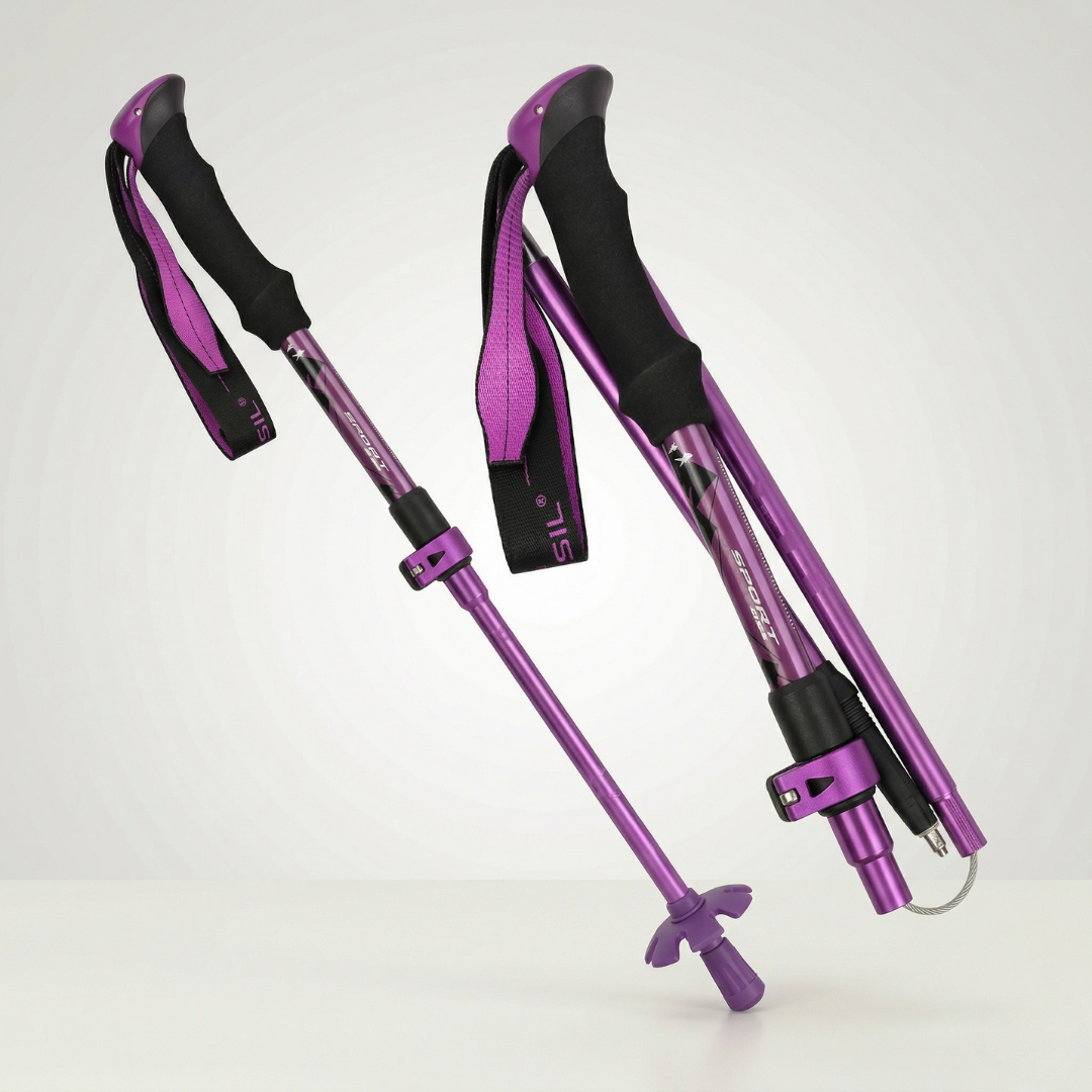 | Faltbare Nordic-Walking-Stöcke für Stabilität