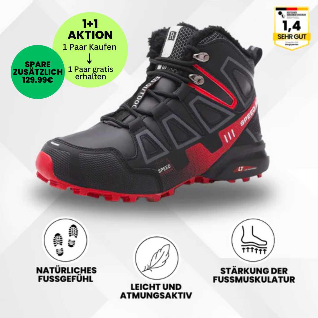 Rebolet | OrthoTrekking Pro - ergonomische schmerzlindernde Trekking u.-Wanderschuhe - Sonderaktion 1+1 Gratis