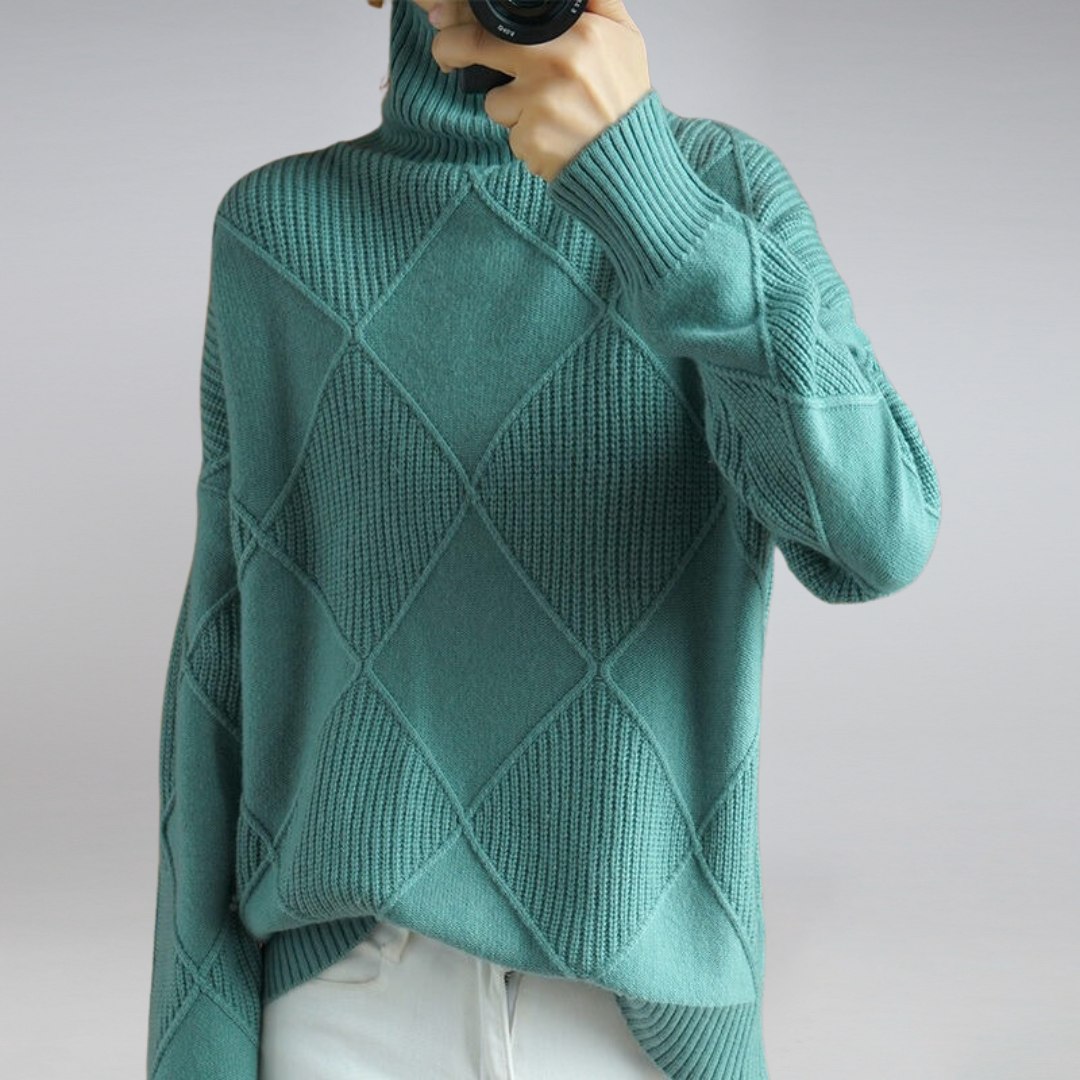 Rebolet | Kuscheliger Kaschmir Damen Rollkragenpullover