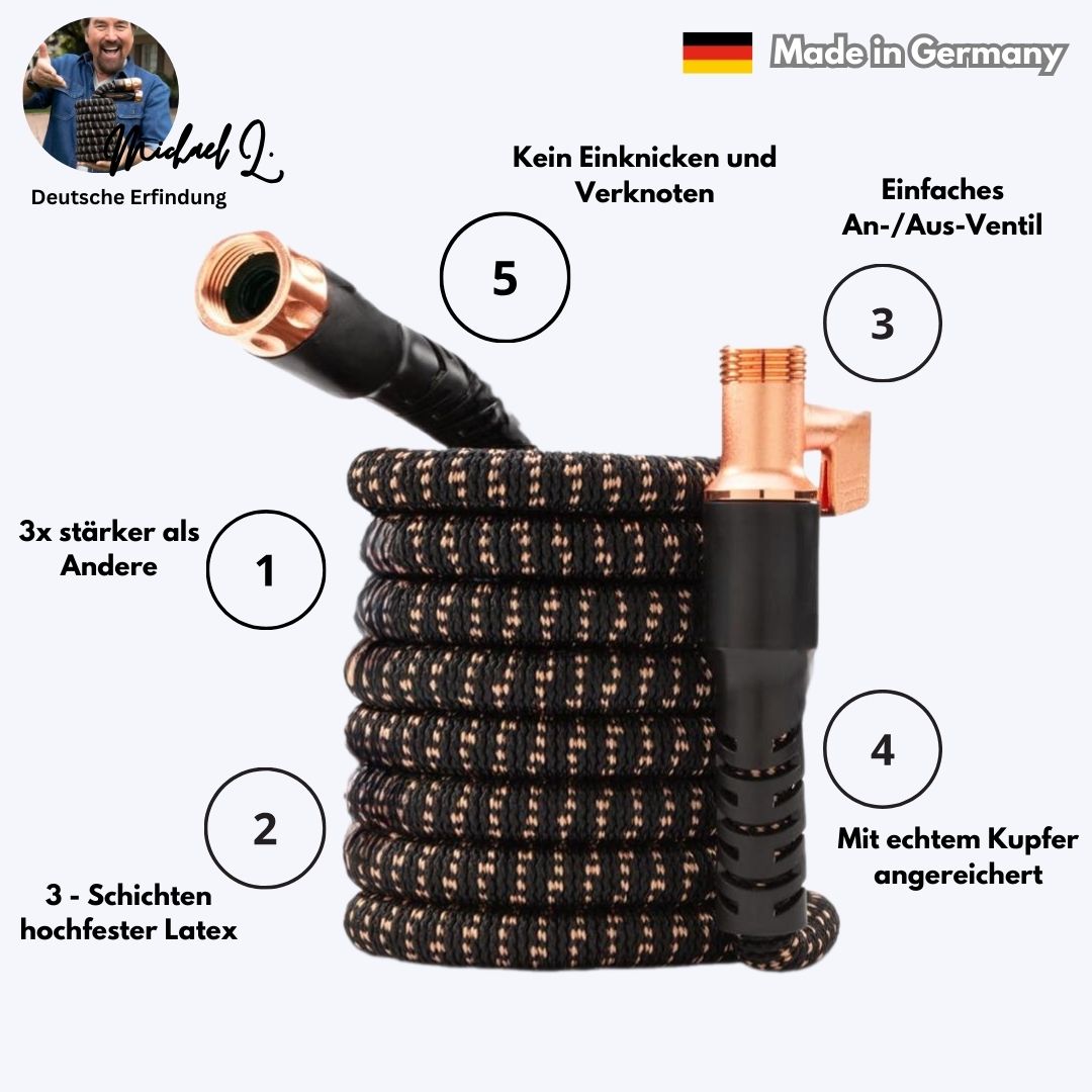 Rebolet | TurboSpot dehnbarer Schlauch, der nie kniddert - das Original