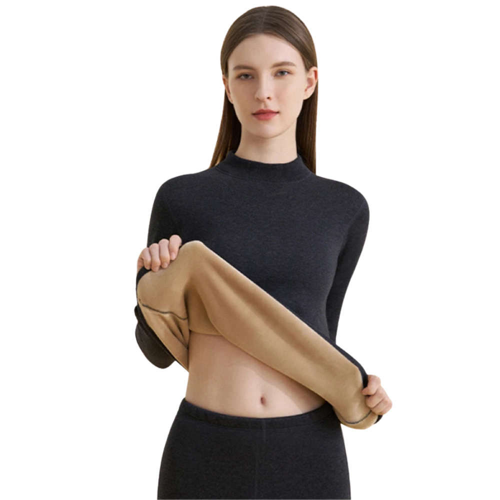 Rebolet | HeatLoom – Damen Thermounterwäsche Set nahtlos & extra dick für Winter