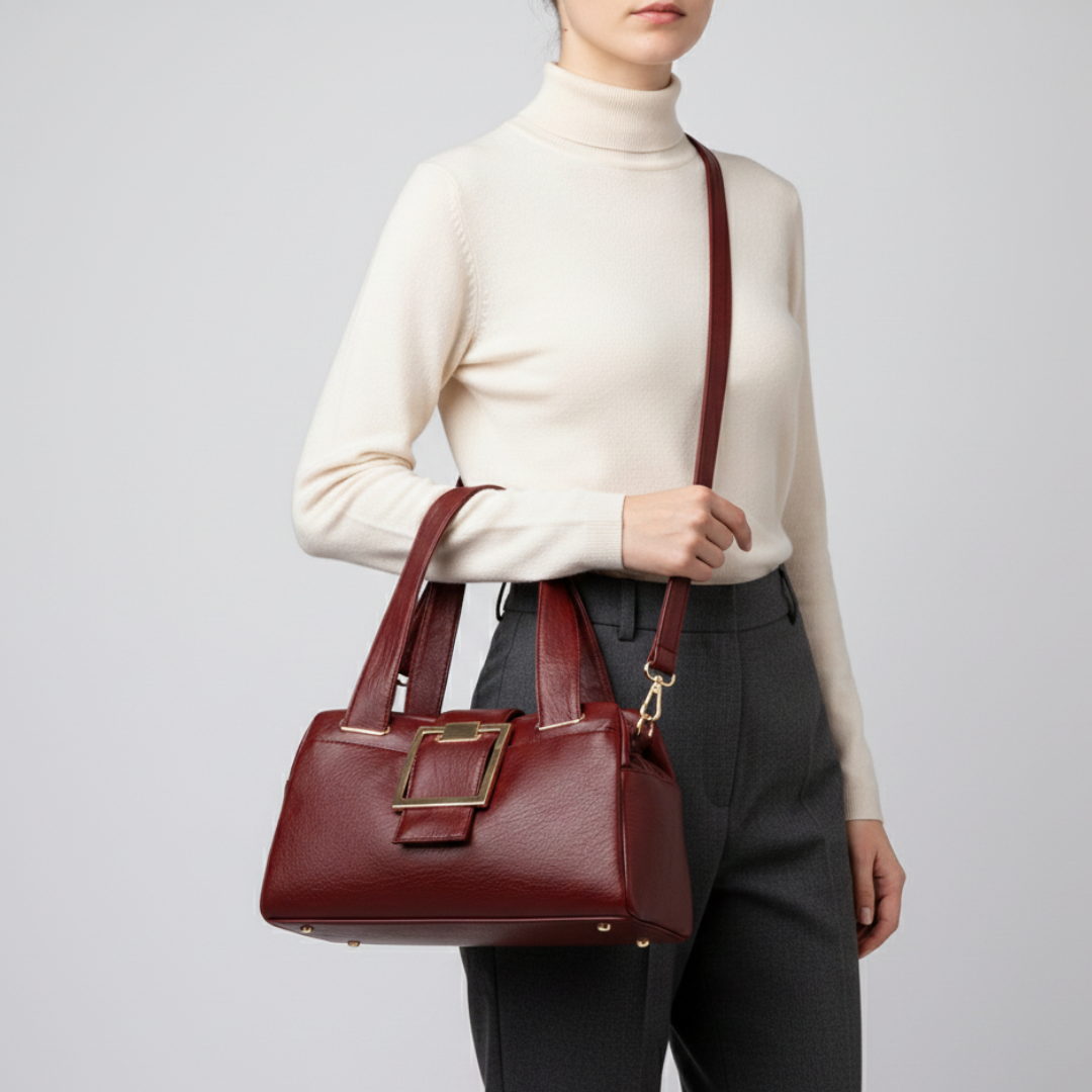 Weiche Mikrofaser-Satchel-Tasche