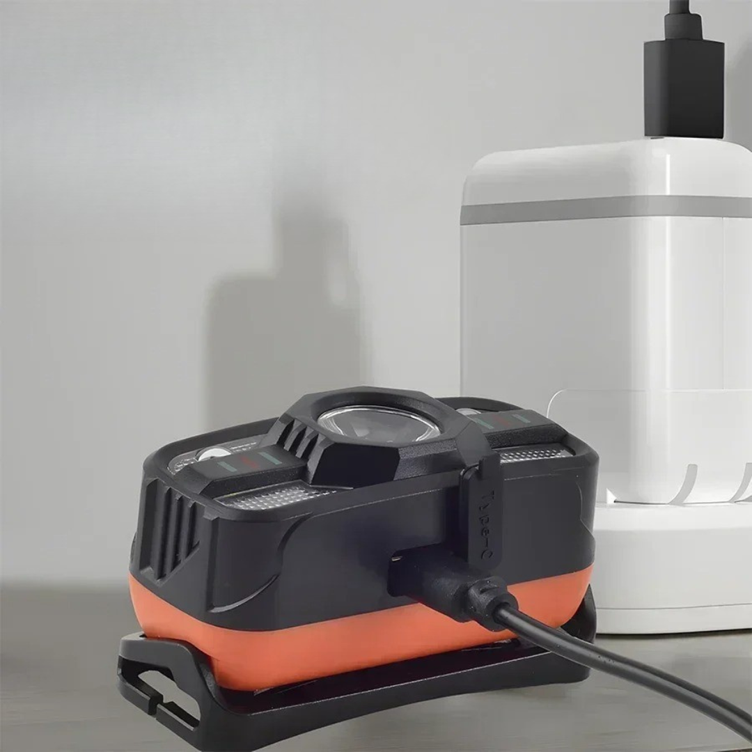 | TrailGlint USB-Stirnlampe mit Bewegungssensor