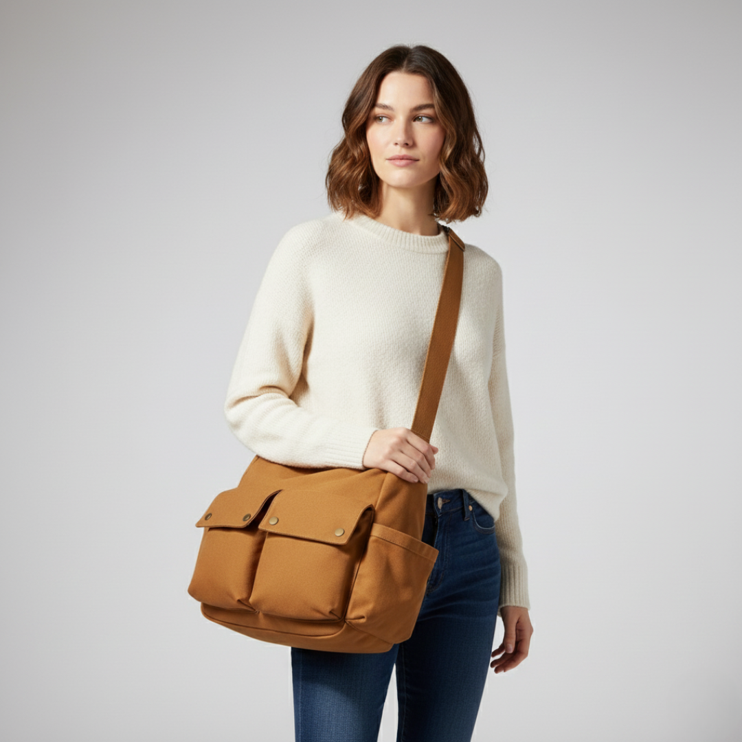 Canvas-Schulter-Satchel-Tasche