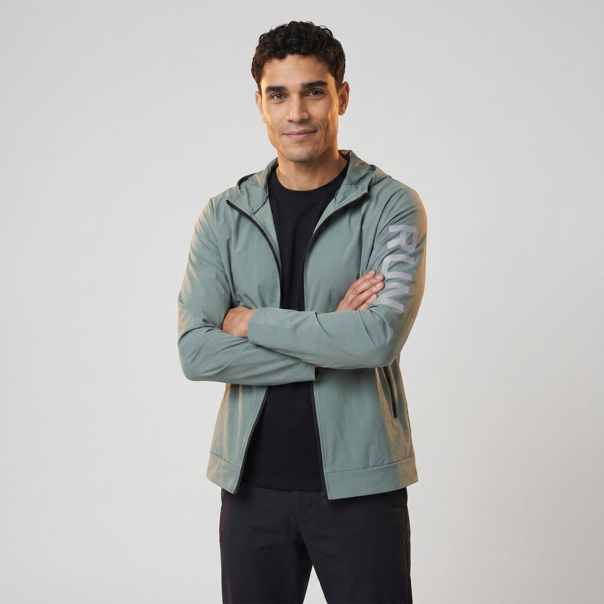 Herren Laufjacke leicht – packbar, winddicht, wasserabweisend