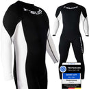 T´SUITS Neoprenanzug Herren [3mm, Lang, 4-Elements] | Tauchen, Schwimmen, Surfen, Kiten, Wasserski, Rafting - Jetzt Größe Wählen (XXXL, Herren Schwarz/Weiß)