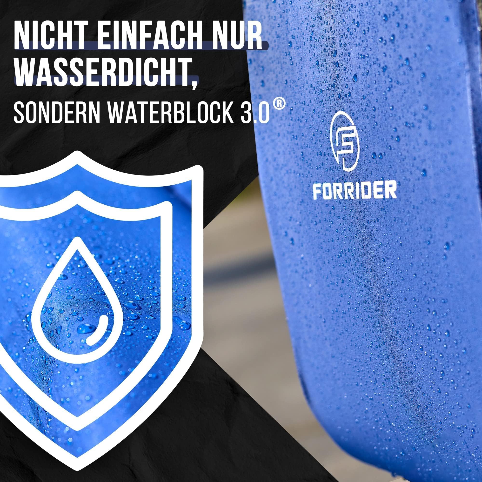 Forrider Fahrradtaschen für Gepäckträger Wasserdicht Reflektierend | Gepäckträgertaschen 25L | Sattel Tasche fürs Fahrrad zum Einkaufen