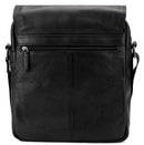 LEABAGS Leder Umhängetasche Herren & Damen I Echtleder Laptoptasche bis 13 Zoll I Messenger Bag mit Schultergurt I Schultertasche I Arbeitstasche I Tragetasche I Handtasche I Brown Marble