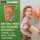 Famifidus 12x Einladungskarten Kindergeburtstag mit Kindertattoos I Einladungskarten Geburtstag in verschiedenen Motiven I Einladungskarten Kindergeburtstag Mädchen & Jungen (Einhörner)