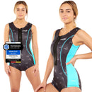 T´SUITS Neoprenanzug Damen [2mm, Badeanzug, Guardian-I] | Tauchen, Schwimmen, Surfen, Kiten, Wasserski, Rafting - Jetzt Größe Wählen (L)