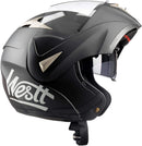 WESTT Torque Motorrad Integralhelm I Motorradhelm schwarz matt I Motorrad Klapphelm I stoßfester Motorradhelm I Integralhelm Herren & Damen I Roller Helm I ECE Zertifiziert I Größe S