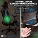 VALKENSTOL M2 Ergonomischer Bürostuhl 150 kg Schreibtischstuhl Ergonomisch [Max Bewegungsfreiheit] Bürostuhl Ergonomisch Schwarz für Arbeitszimmer PC Stuhl Bürostühle Ergonomic Office Chair