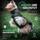 Fellbengel Hundemantel für kleine und große Hunde [6 Größen] + stufenlos verstellbar Regenmantel Wintermantel Hund wasserdicht mit Thermo-Material und ergonomischem Schnitt - Größe wählen