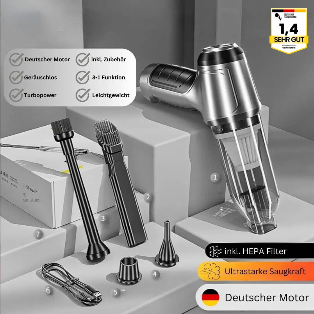 Rebolet | TurboClean Handstaubsauger – Kompakt, leistungsstark & kabellos