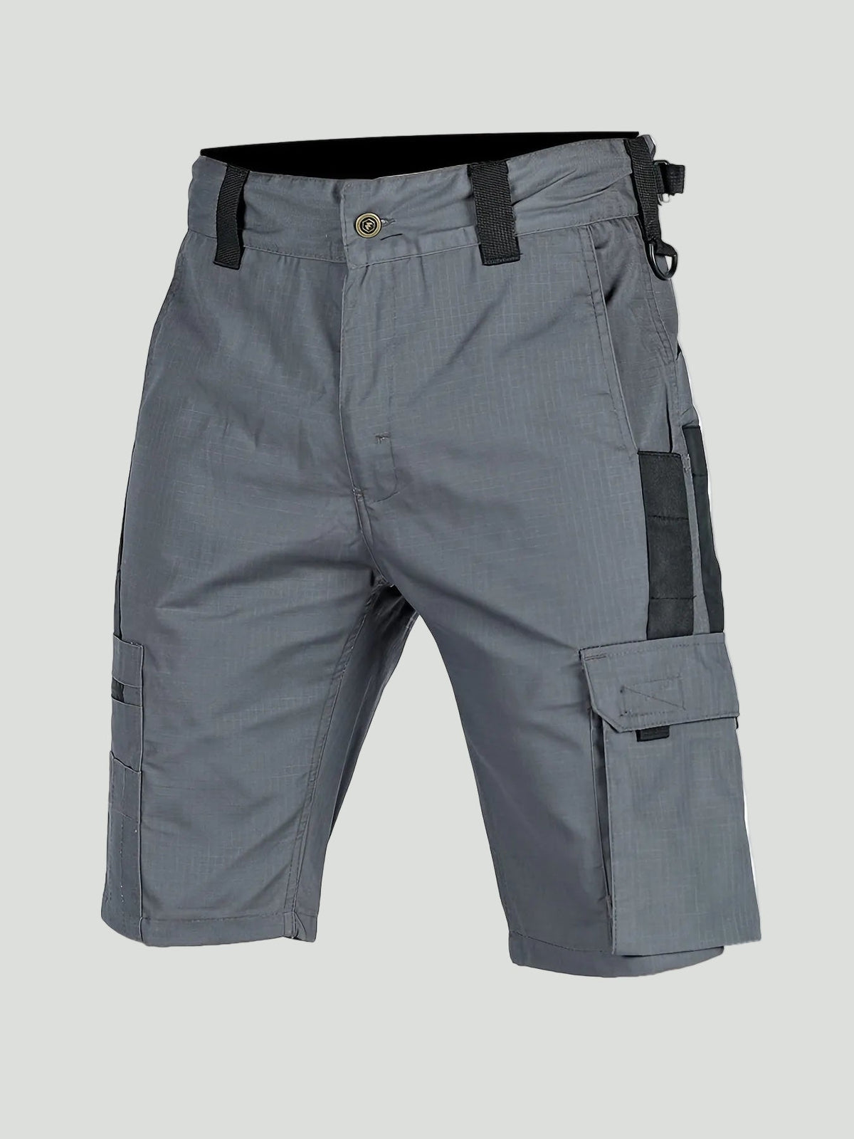 Herren Ripstop-Cargoshorts – Reißverschlusstasche, lang