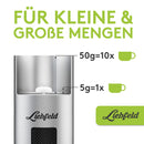 ﻿﻿Liebfeld Kaffeemühle Elektrisch aus Edelstahl - Coffee Grinder für Kaffee, Gewürze, Nüsse - Elektrische Kaffeemühle für bis zu 10 Tassen - Mahlgrad variabel - Espressomühle - Gewürzmühle