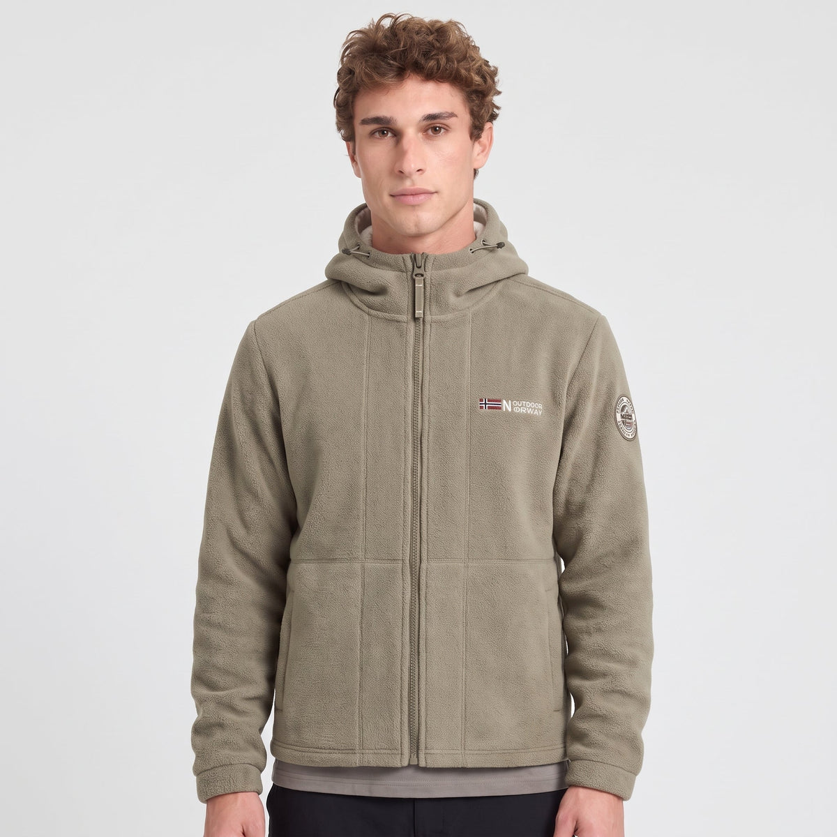 Herren Winddichte Fleecejacke – atmungsaktive Outdoor-Schicht