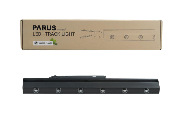 Parus by Venso LED Track Light schwarz 60cm 60°, Stromschienenstrahler, Pflanzenlampe für Zimmerpflanzen LED Beleuchtung für Fassaden- und Wandbegrünung, Pflanzenlicht LED Vollspektrum Grow Light