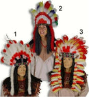 Indianer Kopfschmuck Federschmuck sortierte Modelle