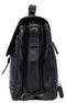 LEABAGS Orlando Leder-Umhängetasche I Laptoptasche 15,4 Zoll I Messenger Bag aus echtem Büffel-Leder I Aktentasche I Vintage Ledertasche I Bürotasche I Arbeitstasche I 42x38x13cm I Onyx Black