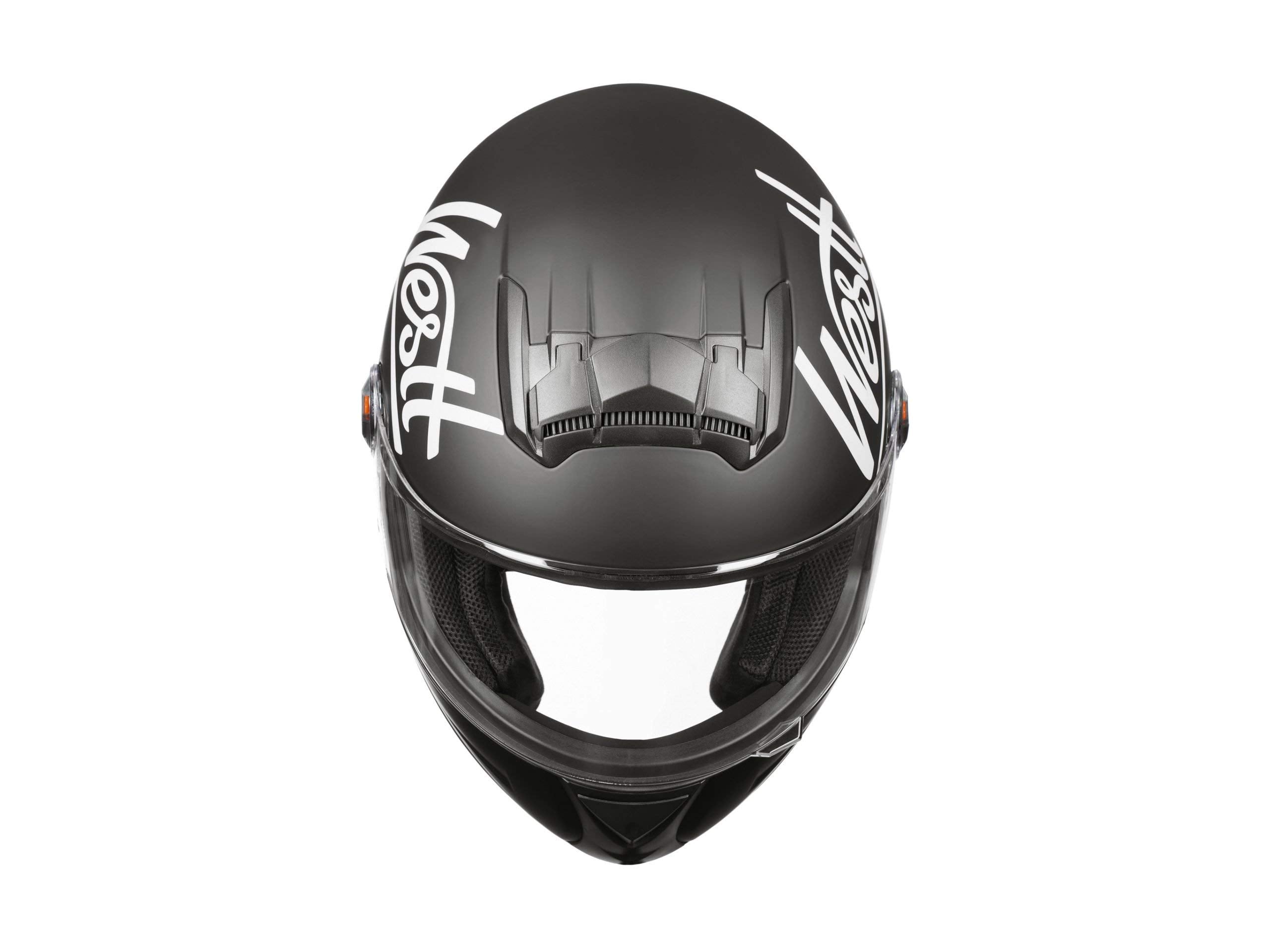 WESTT Storm Motorrad-Integralhelm I Motorradhelm schwarz-matt I innovativer Smart-Helm I stoßfester Motorradhelm I Integralhelm Herren & Damen I Mopedhelm I ECE Zertifiziert I Größe M