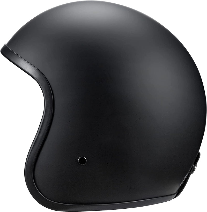 WESTT Vintage Jethelm I Vintage Motorradhelm I Retro-Jethelm in schwarz I Jethelm mit Visier I Roller Helme für Damen & Herren I stoßfester Motorradhelm I ECE Zertifiziert I Größe S (55-56cm)