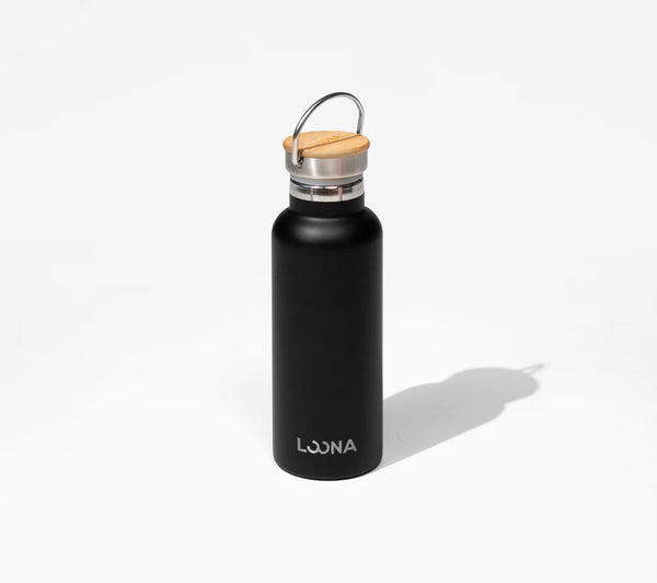 Loona Gym Elegante Trinkflasche Schwarz