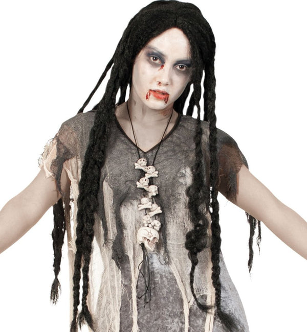 FASCHING 35686 Freaky Perücke Langhaar schwarz Dreadlocks NEU/OVP