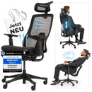 VALKENSTOL M5 Ergonomischer Bürostuhl [Höhenverstellbare Rückenlehne, Einstellbare Sitztiefe, Mesh-Sitz] Chefsessel Bürostuhl Ergonomisch Schreibtischstuhl Ergonomic Office Chair Ergonomic Bürostühle