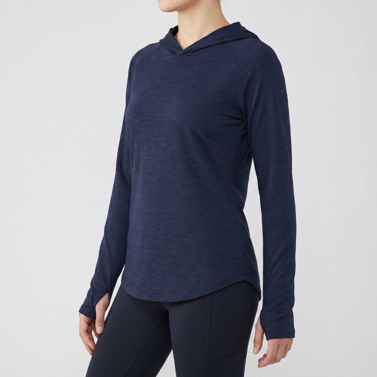 Damen Sonnenhoodie mittelschwer – UPF 50+ UV-Schutzoberteil mit Kapuze