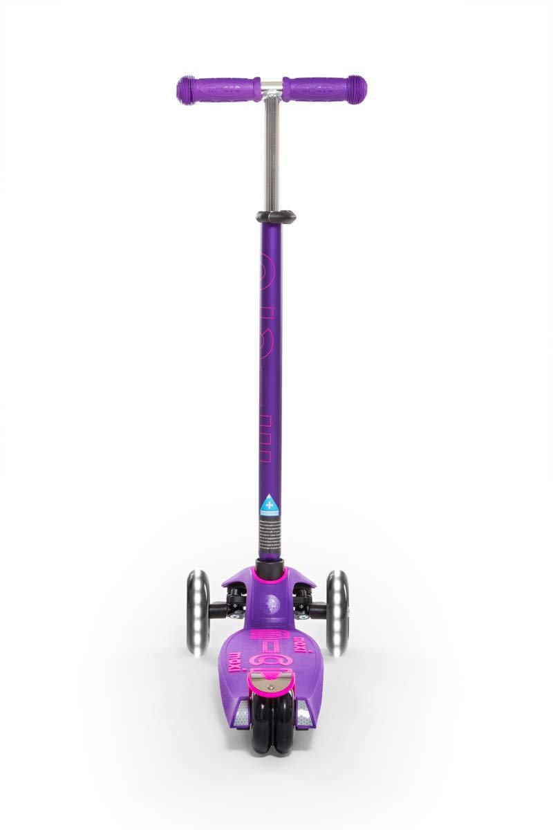 Micro Scooter maxi micro Deluxe LED purple