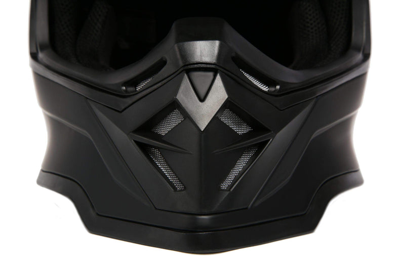 WESTT Cross Motorrad-Helm I Motocross-Helm I Motorradhelm schwarz-matt I Motocross-Helm mit Visier I Cross-Helm-Herren I Fullface-Helm I MTB-Helm I Quad-Helm I ECE Zertifiziert I Größe M