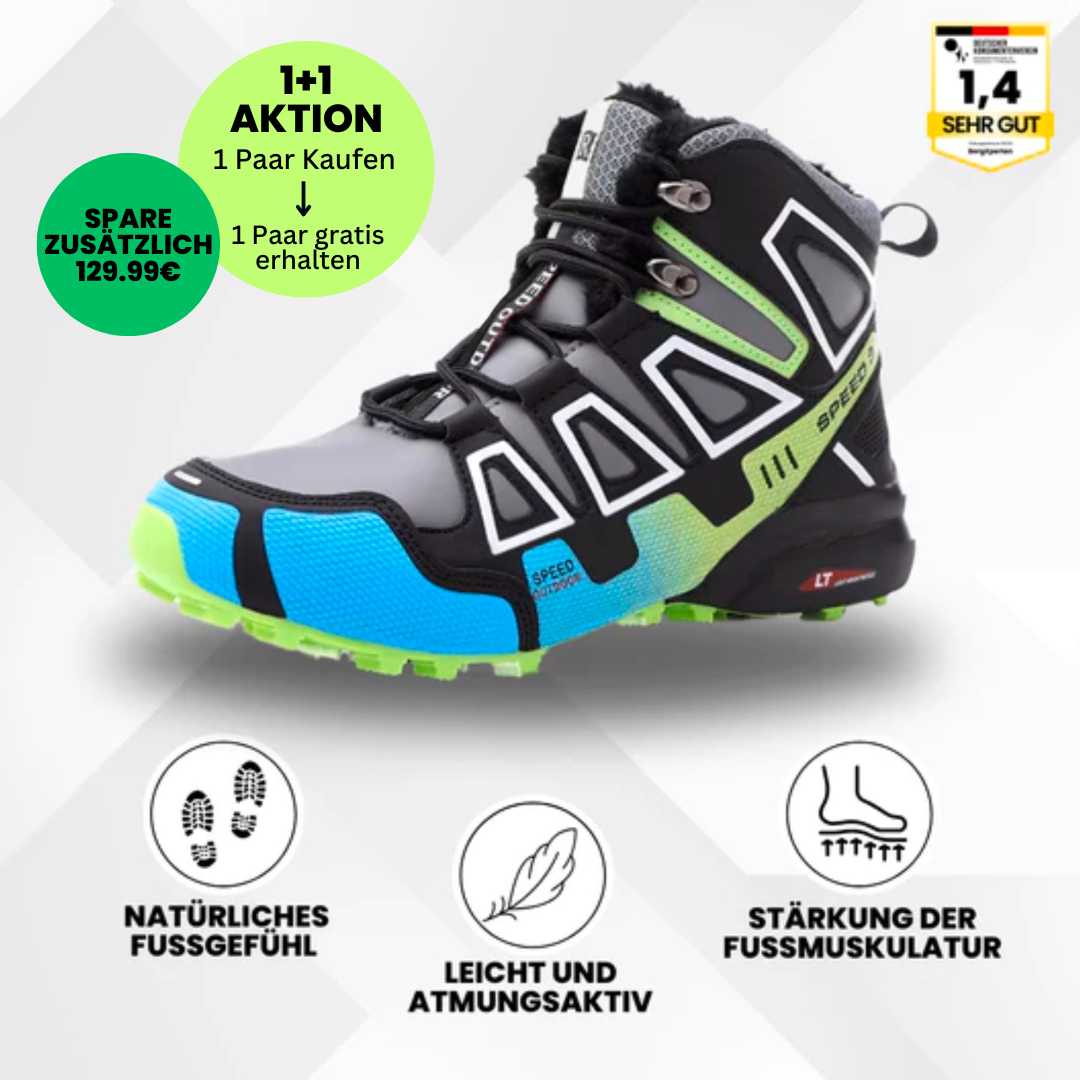 Rebolet | OrthoTrekking Pro - ergonomische schmerzlindernde Trekking u.-Wanderschuhe - Sonderaktion 1+1 Gratis