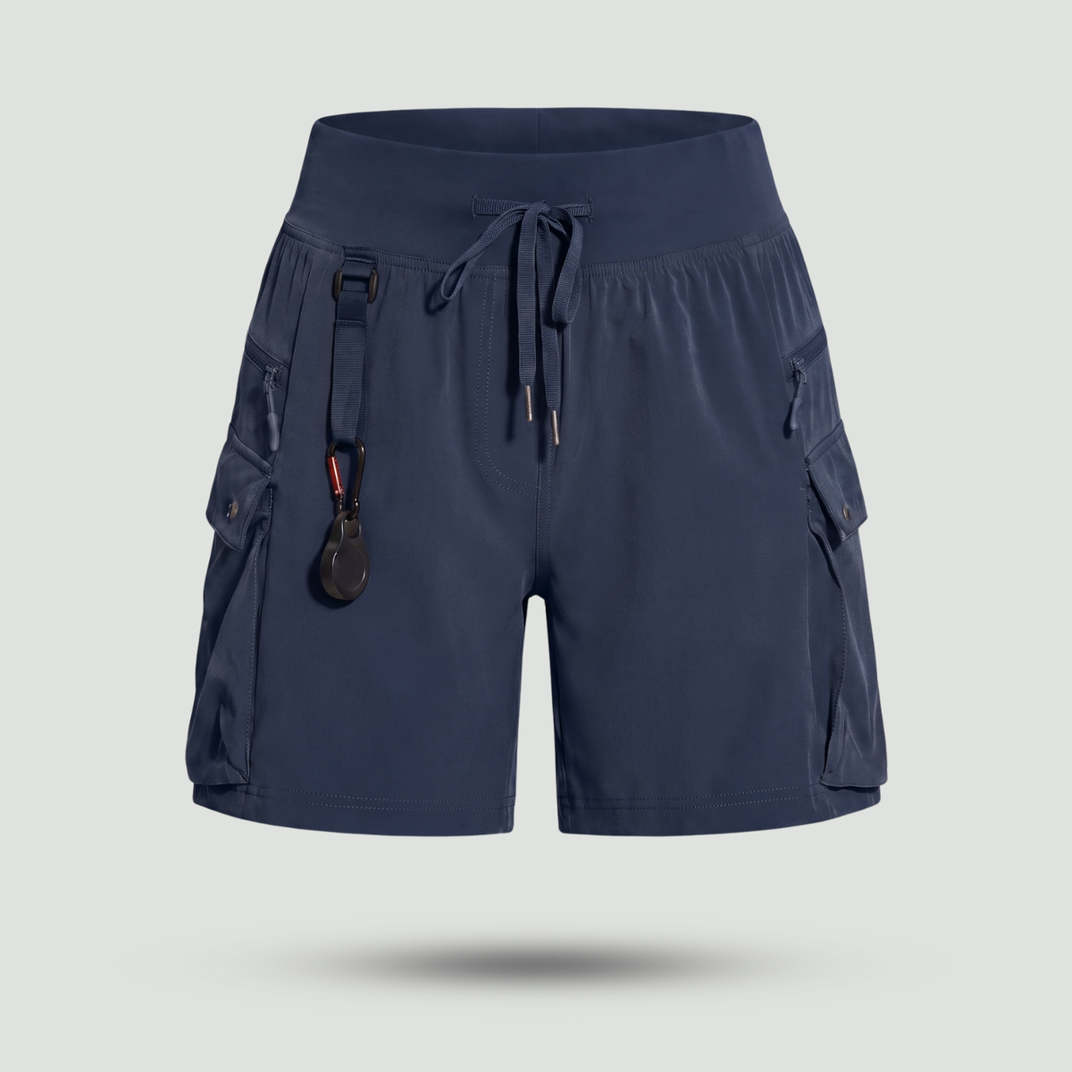 Damen Laufshorts mit Reißverschlusstasche – leicht, schnelltrocknend