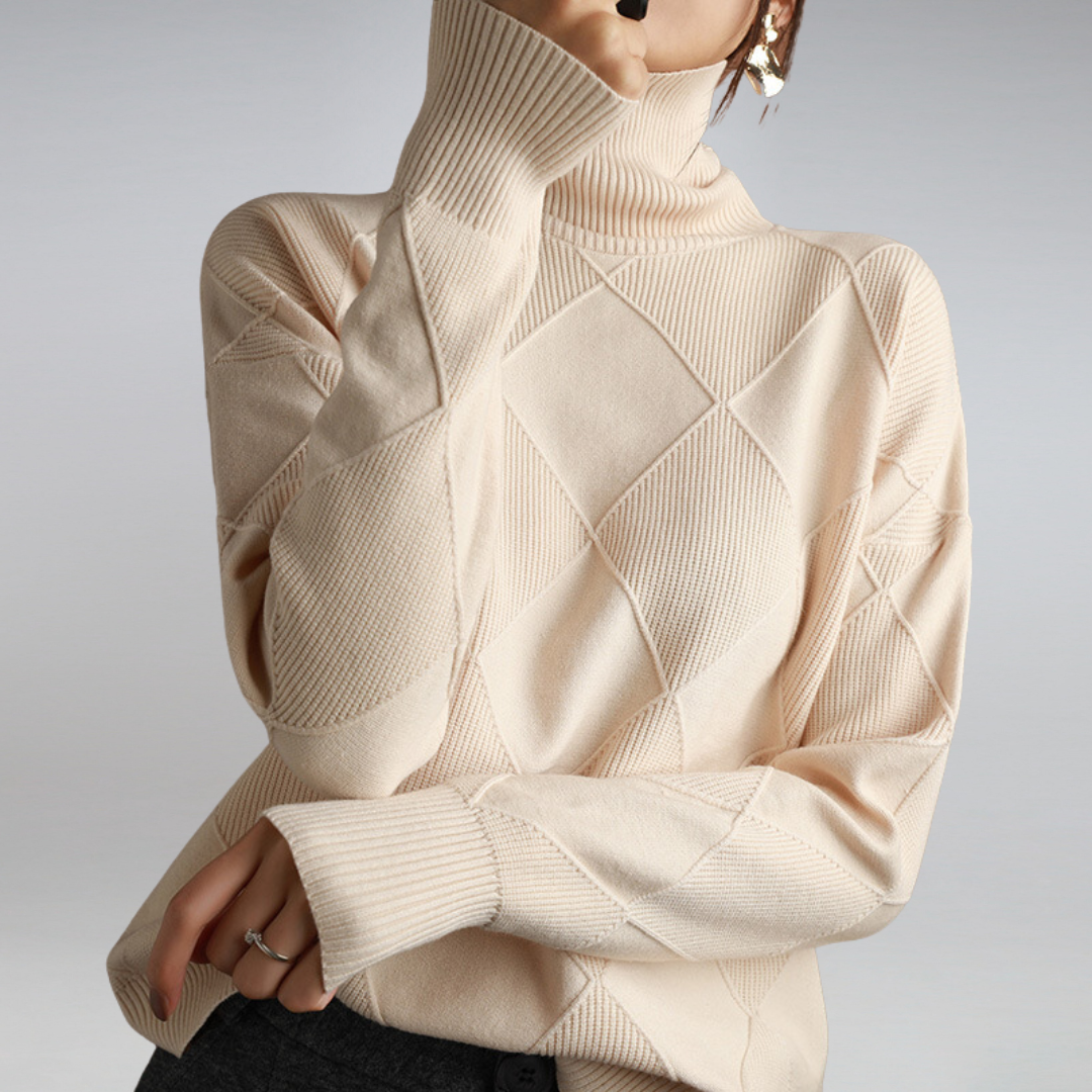 Rebolet | Kuscheliger Kaschmir Damen Rollkragenpullover