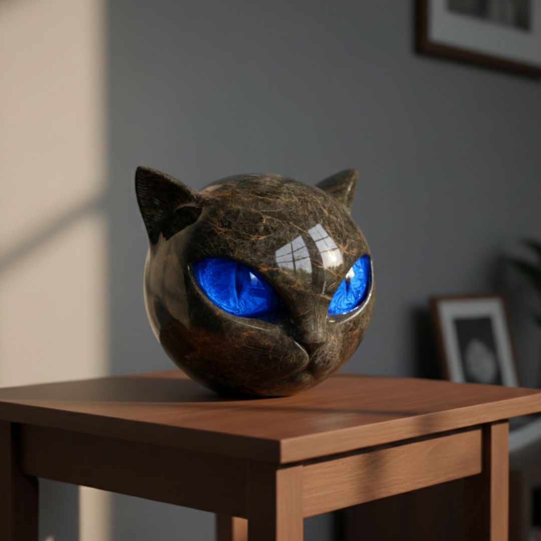 Rebolet | Mystica – Die schwarze Wächterkatze aus Stein