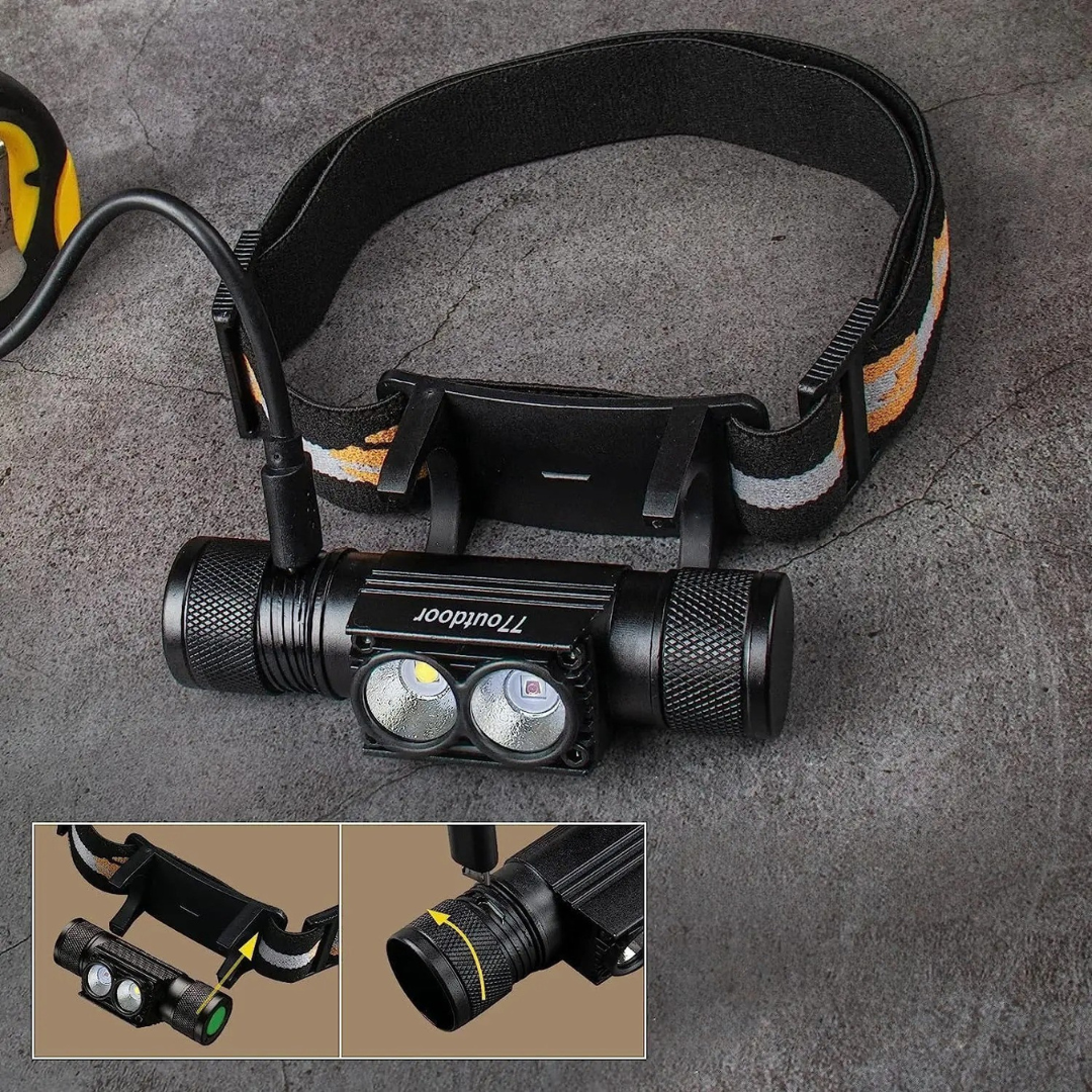 | Vigilaro Aufladbare LED-Stirnlampe
