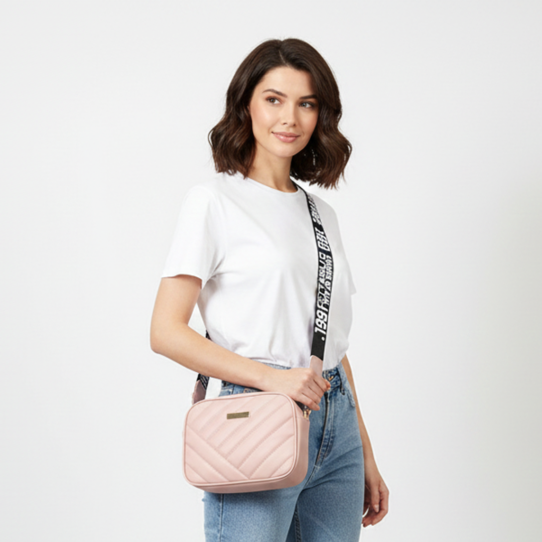 Kleine gesteppte Crossbody-Tasche