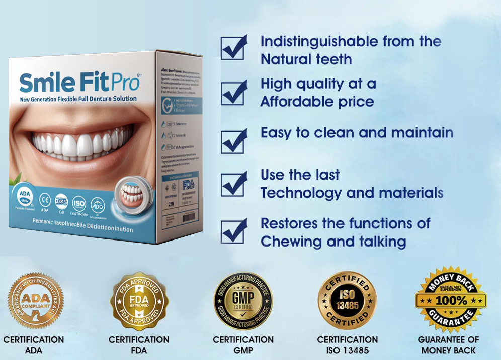 Rebolet | SmileFitPro™ – Lösung der neuen Generation: Flexible Vollprothese