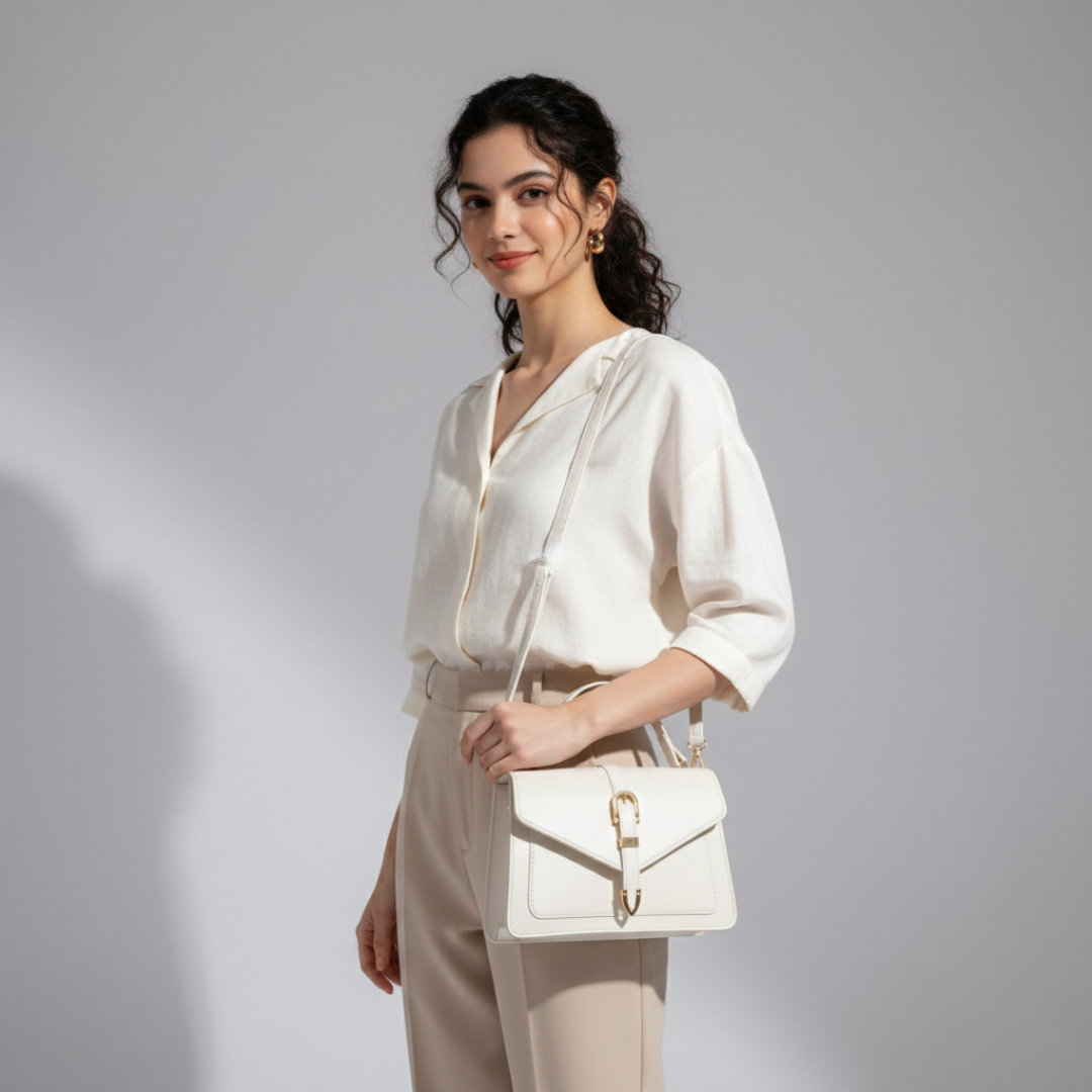 Minimalistische Crossbody-Tasche mit Tragegriff