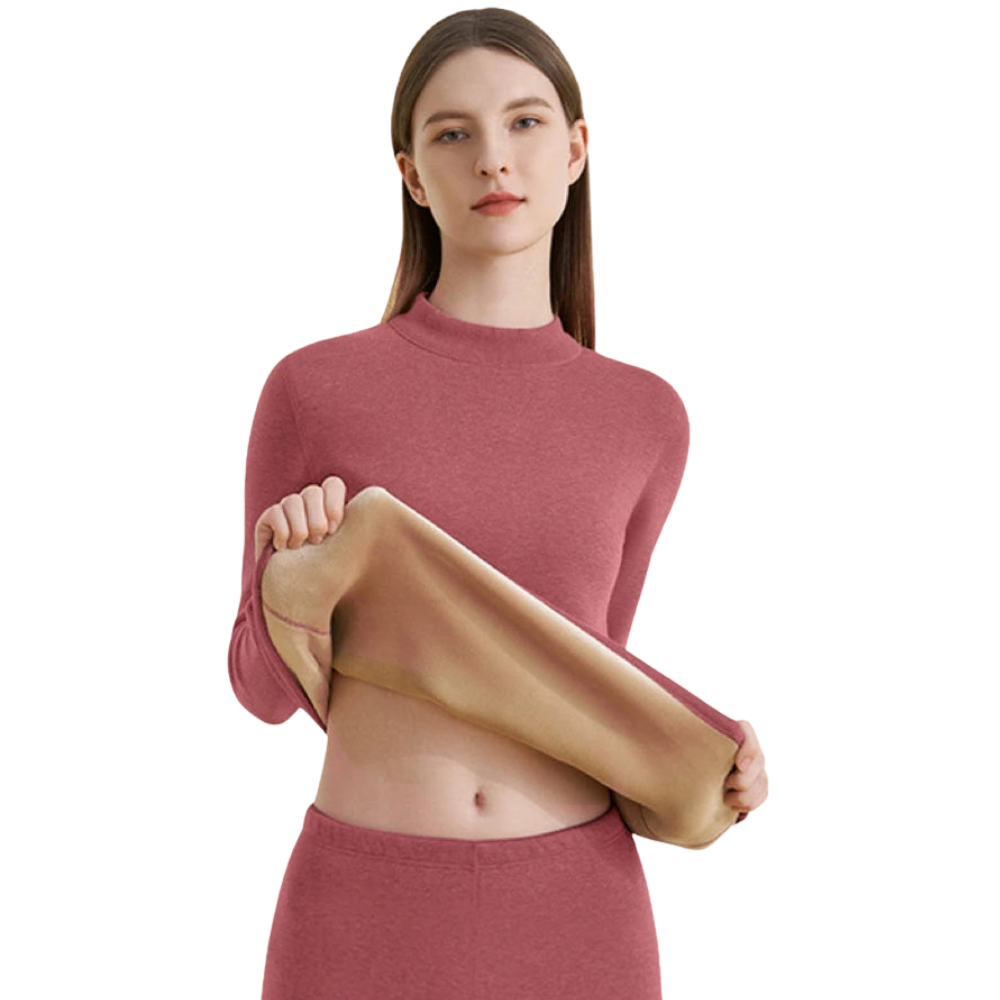 Rebolet | HeatLoom – Damen Thermounterwäsche Set nahtlos & extra dick für Winter