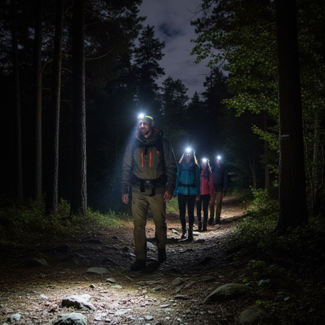 Rebolet | Profi Stirnlampe 1000 Lumen inkl. Rotlichtmodi
