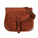 Leather Lane 'Luisa' Handtasche Echtes Leder Vintage Umhängetasche für Damen Retro Design