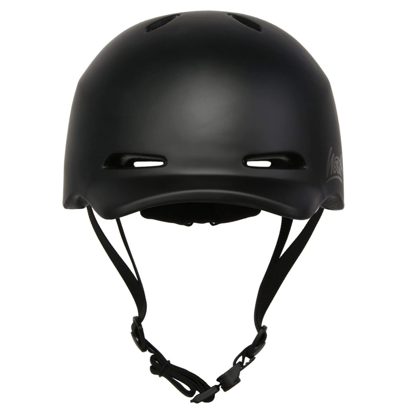 Westt Urban Herren Damen Kinder Fahrradhelm Skaterhelm BMX Helm mit Licht atmungsaktiv, schwarz, Einheitsgröße (58-60cm)